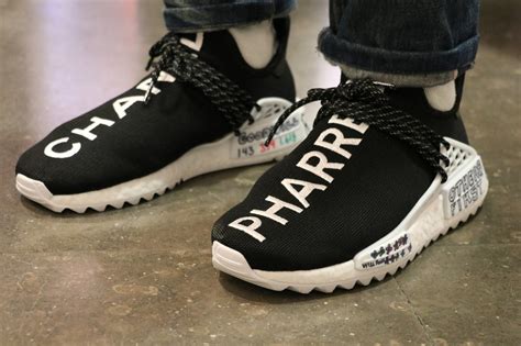 fake chanel human race|Pharrell x Chanel x adidas NMD Human Race .